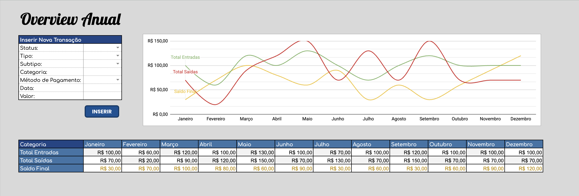 Preview de Planilha Profissional